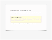Tablet Screenshot of link.maximizedliving.com