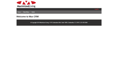 Desktop Screenshot of maxcrm.maximizedliving.com